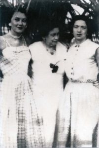 Eugenia with her daughters, Mittie and Patty