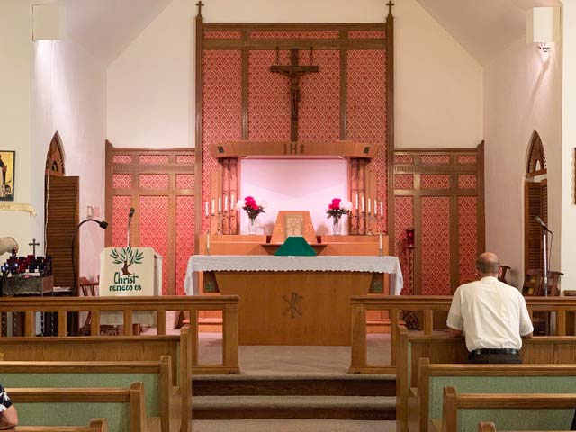St. Dominics Catholic Church altar