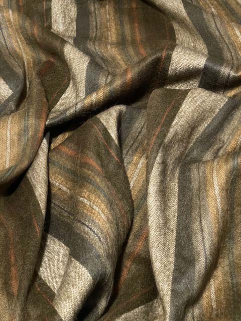 Awesome Earth Tones - Colors of the Woods alpaca throw