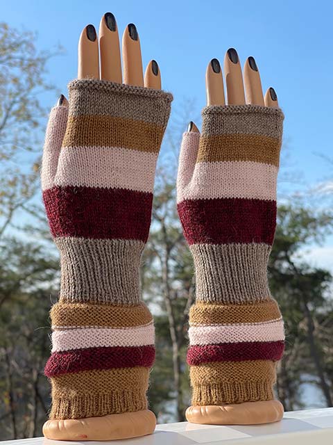 Fingerless alpaca gloves - Angel's Favorite Autumn!